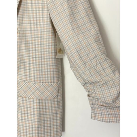 1. STATE Plaid Checkered Blazer Jacket Business Career Neutral Size XL NEW D10 - Picture 16 of 16